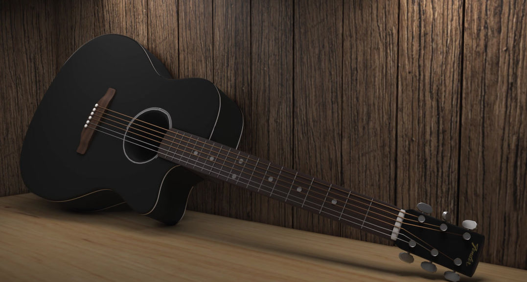 Guitar 3D Model